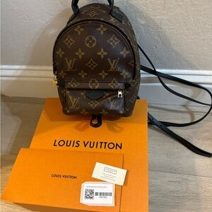 Monogram Palm Springs Backpack Mini. Original version.